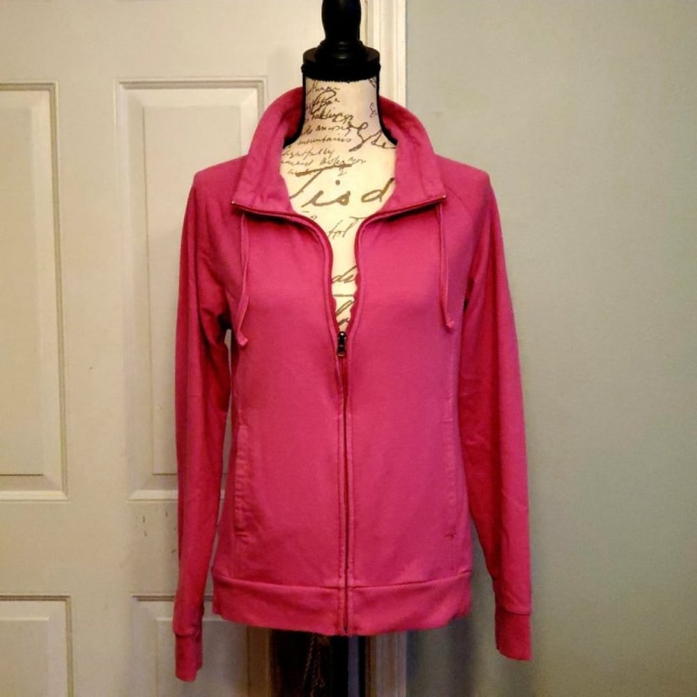 Woman's Pink Champion Athletic Jacket Medium